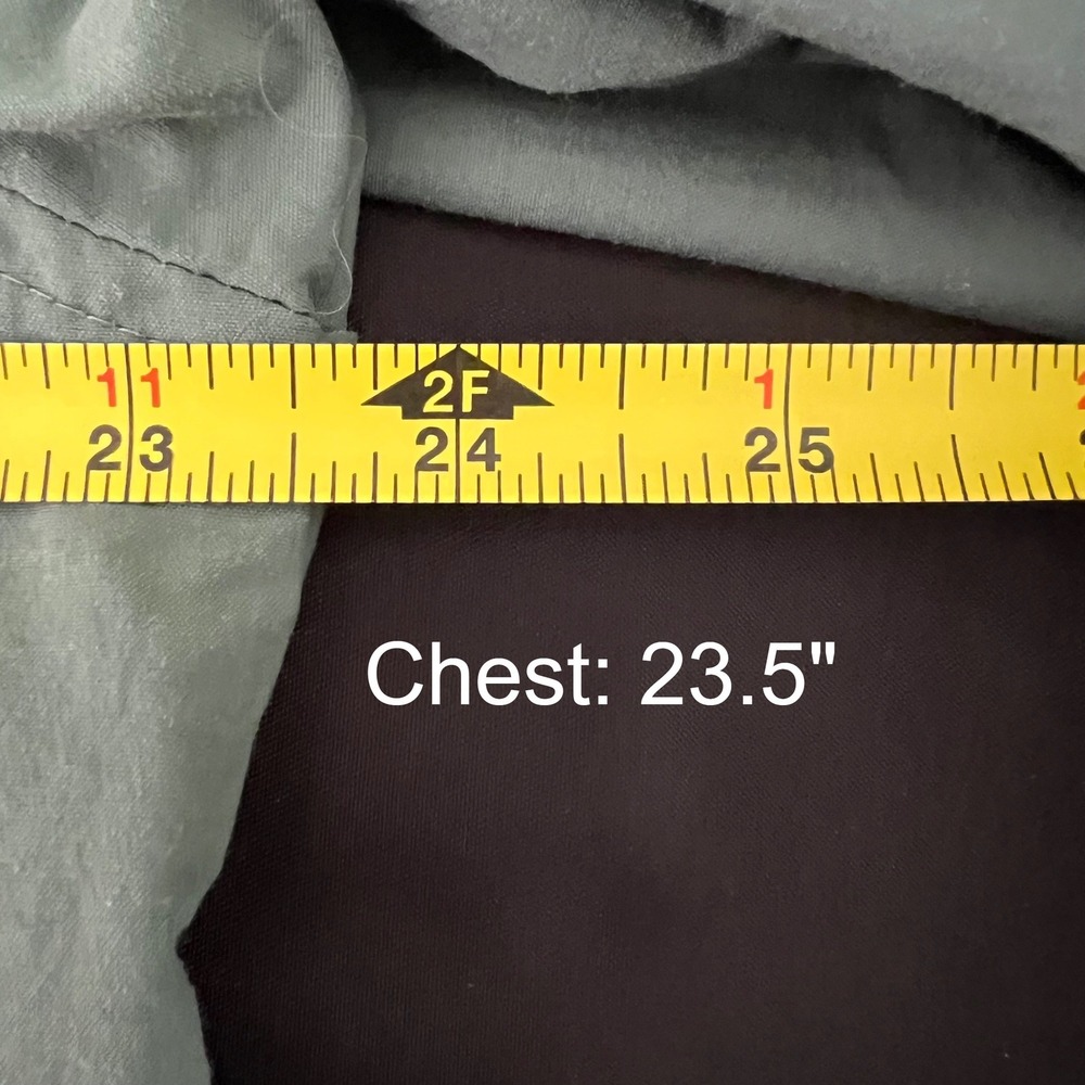 Columbia PFG Fishing Shirt Large Sage Green Omni-Shade Hiking Utility Gorpcore - Picture 11 of 12